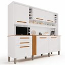 Ver imagem 3 de Armário de Cozinha 6 Portas 2 Gavetas Catar Branco