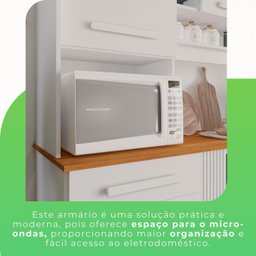 Armário de Cozinha 6 Portas 2 Gavetas Catar - 11