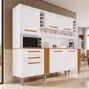Ver imagem 1 de Armário de Cozinha 6 Portas 2 Gavetas Catar Branco