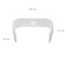 Abraçadeira para Condutor de Calha Branco 85x55mm - 4