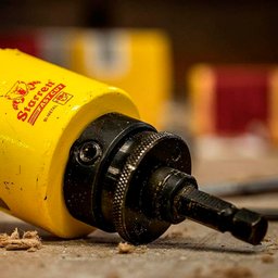 Suporte de Serra Copo Encaixe A2 1/2" Starrett Ka2-s 32-210mm com Broca Piloto Aço Rápido - 3