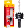 Suporte de Serra Copo Encaixe A2 1/2" Starrett Ka2-s 32-210mm com Broca Piloto Aço Rápido - 1