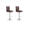 Kit 2 Banqueta Bar com Encosto Stool Comfort - 1