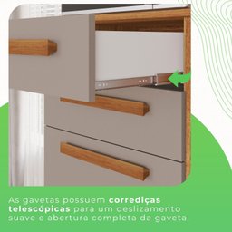 Armário de Cozinha 6 Portas 2 Gavetas Catar - 10