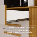 Ver imagem 7 de Armário de Cozinha 6 Portas 2 Gavetas Catar Bege/Cinamomo/Off-White