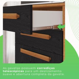 Armário de Cozinha 6 Portas 2 Gavetas Catar - 10
