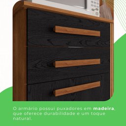 Armário de Cozinha 6 Portas 2 Gavetas Catar - 7