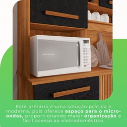 Armário de Cozinha 6 Portas 2 Gavetas Catar - 11