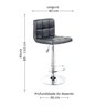 Kit Banqueta Bar com Encosto Stool Comfort - 4