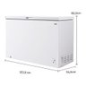 Freezer e Conservador Horizontal Hq 315 Litros Branco Hq-315cfh 220v - 6