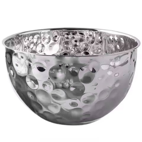 Tigela Bowl Inox Cumbuca Saladeira Fruteira Mesa Posta Buffet Sala de Jantar Refeiçao Cozinha Versat