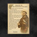 Ver imagem 2 de Placa Decorativa São Francisco de Assis Oração Católico Jesus Cristo