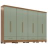 Quarto Modulado 4 Peças 8 Portas 4 Gavetas Smart Plus - 3