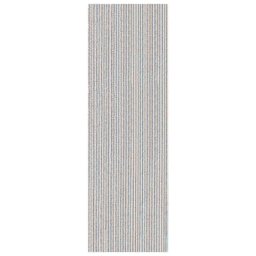 Passadeira Antiderrapante Cozinha / Corredor 1,30m X 45cm Decoração Tear Artesanal Rústico Clean Cru - 6
