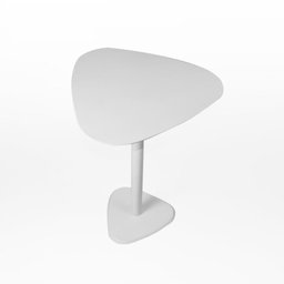 Mesa Paleta Laqueada Branca 50x48cm - 3