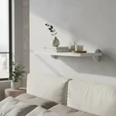 Ver imagem 3 de Kit 2 Prateleiras Quarto 70x20 Mdf Suporte Organiza e Decoração