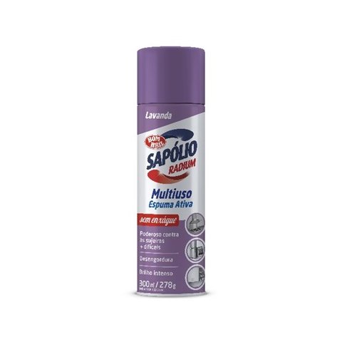 Sapolio Radium Espuma Aerosol 300ml Lavanda