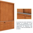 Ver mais imagens de Guarda-Roupa Casal com 3 Portas de Correr e 9 Gavetas 199cm Multimóveis CR35484 Cinamomo
