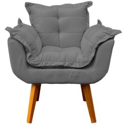 Kit Namoradeira Decorativa + 2 Poltronas Reforçadas para Amamentação Suede - 5