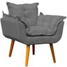 Kit Namoradeira Decorativa + 2 Poltronas Reforçadas para Amamentação Suede - 4