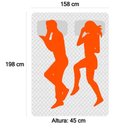 Ver imagem 4 de Box Baú Queen Bipartido Sintético Mega Cama-marrom