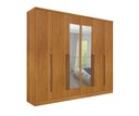 Ver imagem 2 de Guarda Roupa Sevilla Casal 6 Portas com Espelho Tcil:cinamomo