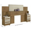 Ver imagem 5 de Cabeceira De Casal Síria Cinamomo/Offwhite – RV Móveis