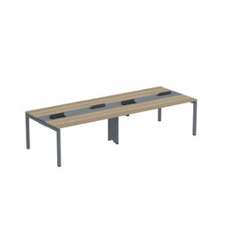 Mesa de Plataforma Dupla para 4 Pessoas Corporativa 160x120/4p Pdc16/12/4p - 2