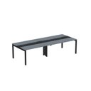 Ver imagem 2 de Estação de Trabalho Mesa Plataforma Escritório Dupla para 4 Pessoas com Caixa de Tomada PDC