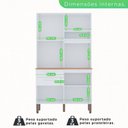 Ver imagem 5 de Armário de Cozinha 5 Portas 2 Gavetas Dubai