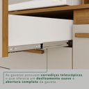 Ver imagem 6 de Armário de Cozinha 5 Portas 2 Gavetas Dubai Bege/Cinamomo/Off-White