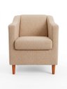 Ver imagem 2 de Kit com 2 Poltronas Reforçada e Confortável Tilla Linho