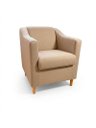 Ver imagem 3 de Kit com 2 Poltronas Reforçada e Confortável Tilla Linho