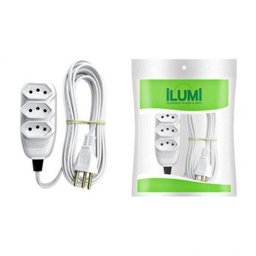 Extensao Eletrica de 5mt com 3 Tom Br - Ilumi - 2