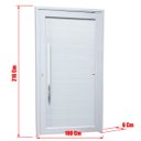 Ver imagem 3 de Porta Pivotante Alumínio Lambril PVC TECPLUS100 216 x 100 e.Brimak