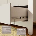 Ver imagem 7 de Guarda-Roupa Closet Infantil com 6 Gavetas e Cabideiro 100% MDF Olívia Branco