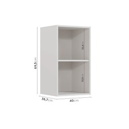 Armário Aéreo 1 Porta 40cm Puxador 150cm Ipanema CabeCasa MadeiraMadeira - 5