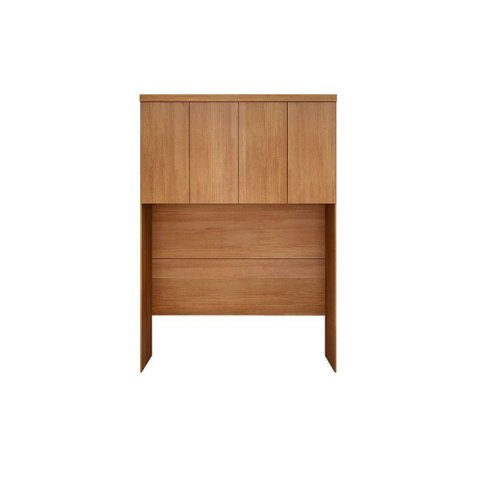 Modulado de Quarto Armário Ponte Aéreo Casal Rizon C- 4 Portas Freijo Cumaru - Novo Horizonte