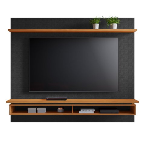 Painel para TV NT 1310 Preto com Freijó - Notável