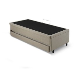 Bicama com Baú Solteirão Reforçado 96x203 Cm em Linho - 3