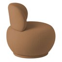 Ver imagem 3 de Poltrona Aisha Base Fixa Bouclé Decorativa Espuma D-26 Hr Terracota Nexta Casa