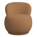 Ver imagem 2 de Poltrona Aisha Base Fixa Bouclé Decorativa Espuma D-26 Hr Terracota Nexta Casa