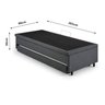 Bicama com Baú Solteirão Reforçado 96x203 Cm em Linho - 5