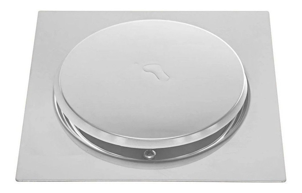 Ralo Click Inteligente 15x15 Aço Inox Kit 2 Uni Clic Pop Up Banheiro Lavabo Casa - 2