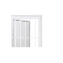 Ver imagem 3 de Porta Aluminio Branco Social postigo 80x210 Esquerdo