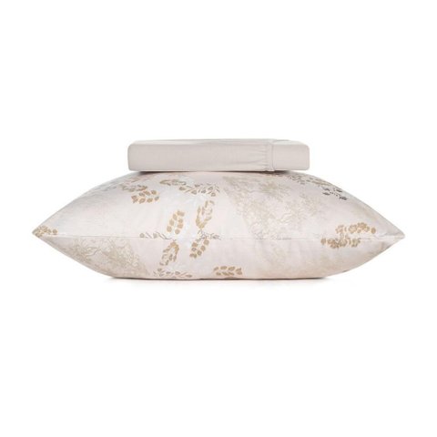 Jogo de Cama Solteiro King 2 Peças Altenburg Malha Fio Penteado Neblina