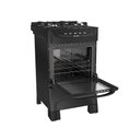 Ver imagem 3 de Fogão de Piso Mueller 4 Bocas Mesa de Vidro Preto Mfv4bb - Bivolt