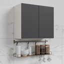 Ver imagem 2 de Armário Aéreo 2 Portas 80cm Puxador 150cm Ipanema CabeCasa MadeiraOriginals