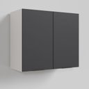 Ver imagem 3 de Armário Aéreo 2 Portas 80cm Puxador 150cm Ipanema CabeCasa MadeiraOriginals