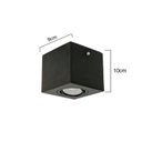 Ver imagem 4 de Spot Plafon Sobrepor Beiral Teto Direcionável Acompanha 1 Lâmpada Dicroica